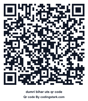 Dumri Bihar UTS QR Code