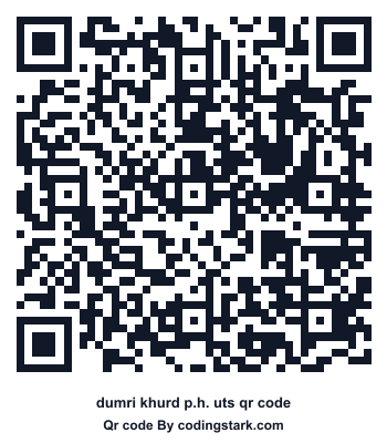 Dumri Khurd P.h. UTS QR Code