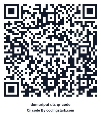 Dumuriput UTS QR Code