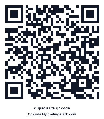 Dupadu UTS QR Code
