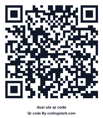 Dusi UTS QR Code