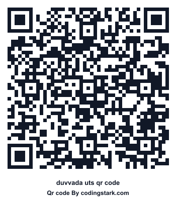 Duvvada UTS QR Code