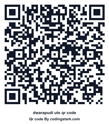 Dwarapudi UTS QR Code