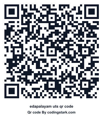 Edapalayam UTS QR Code