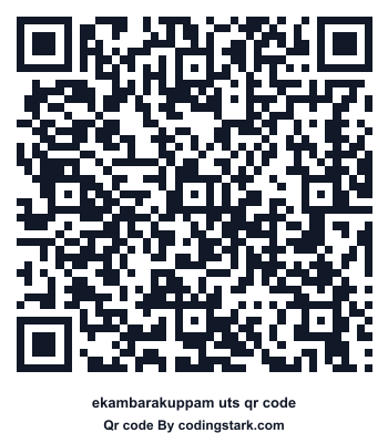 Ekambarakuppam UTS QR Code