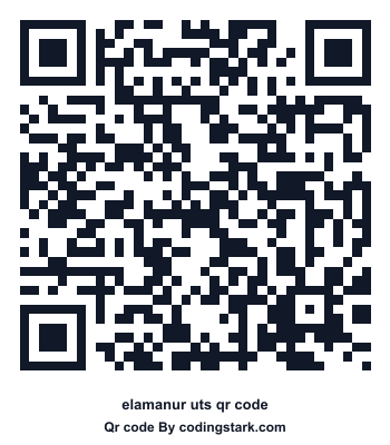 Elamanur UTS QR Code