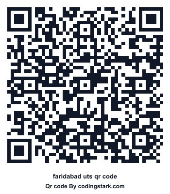 Faridabad UTS QR Code