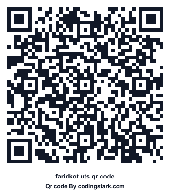 Faridkot UTS QR Code