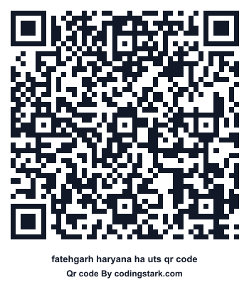 Fatehgarh Haryana Ha UTS QR Code