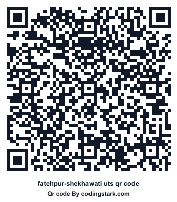 Fatehpur-shekhawati UTS QR Code