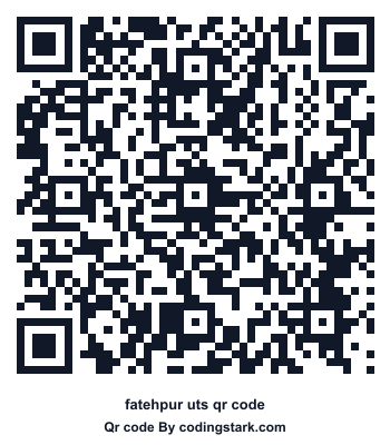Fatehpur UTS QR Code