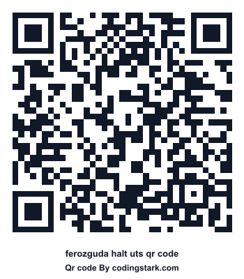 Ferozguda Halt UTS QR Code