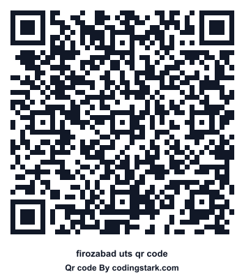 Firozabad UTS QR Code