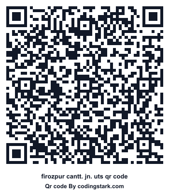 Firozpur Cantt. Jn. UTS QR Code