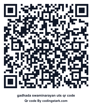 Gadhada Swaminarayan UTS QR Code