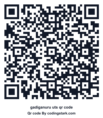 Gadiganuru UTS QR Code