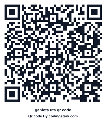 Gahlota UTS QR Code