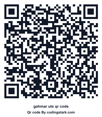 Gahmar UTS QR Code