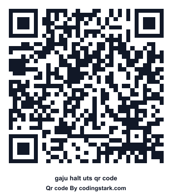 Gaju Halt UTS QR Code