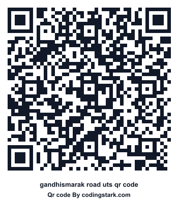 Gandhismarak Road UTS QR Code
