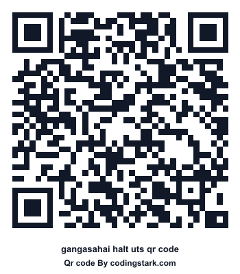 Gangasahai Halt UTS QR Code