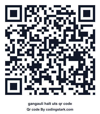 Gangauli Halt UTS QR Code