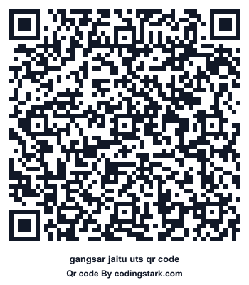 Gangsar Jaitu UTS QR Code