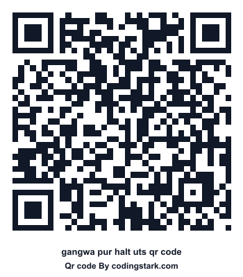 Gangwa Pur Halt UTS QR Code