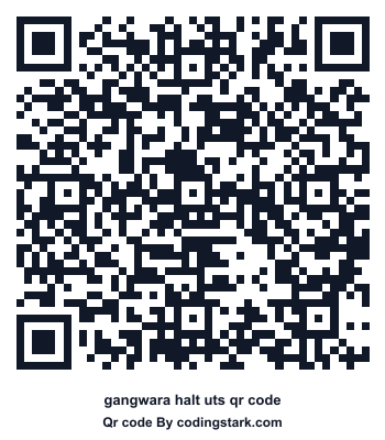 Gangwara Halt UTS QR Code