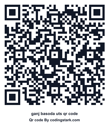 Ganj Basoda UTS QR Code