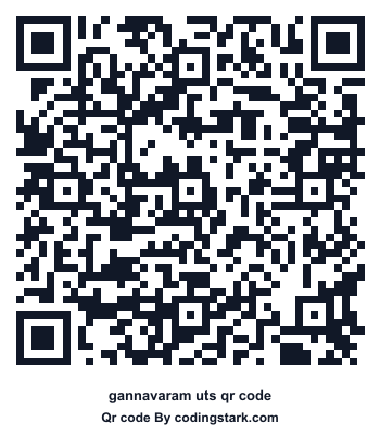 Gannavaram UTS QR Code