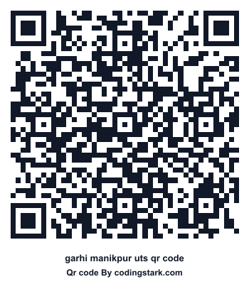 Garhi Manikpur UTS QR Code