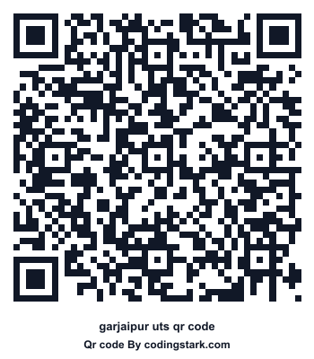Garjaipur UTS QR Code