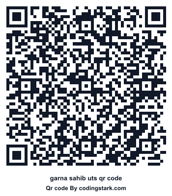 Garna Sahib UTS QR Code