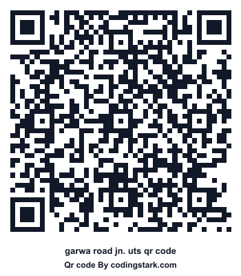 Garwa Road Jn. UTS QR Code