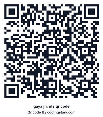 Gaya Jn. UTS QR Code