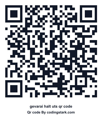 Gevarai Halt UTS QR Code