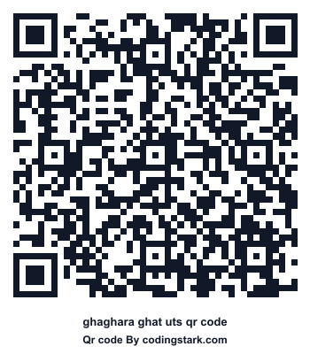 Ghaghara Ghat UTS QR Code