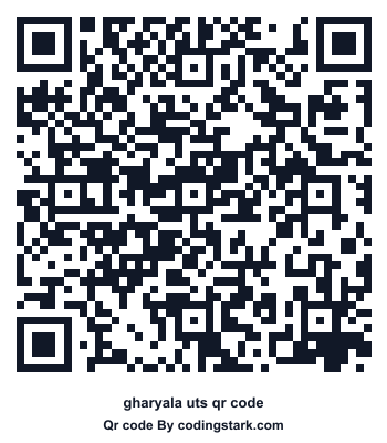 Gharyala UTS QR Code