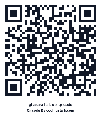 Ghasara Halt UTS QR Code