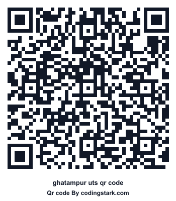 Ghatampur UTS QR Code