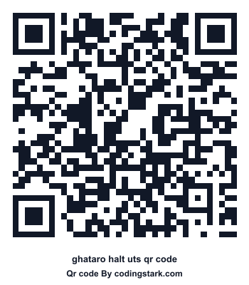 Ghataro Halt UTS QR Code