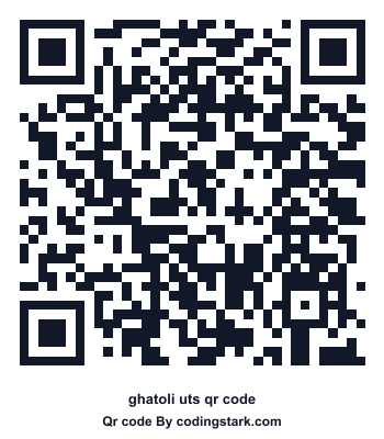 Ghatoli UTS QR Code