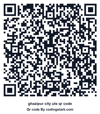 Ghazipur City UTS QR Code