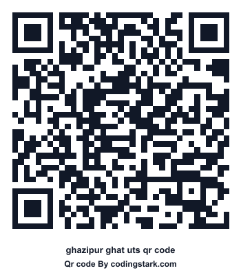Ghazipur Ghat UTS QR Code