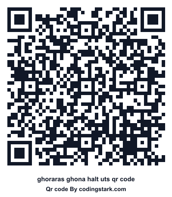 Ghoraras Ghona Halt UTS QR Code