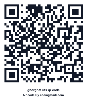Ghorghat UTS QR Code