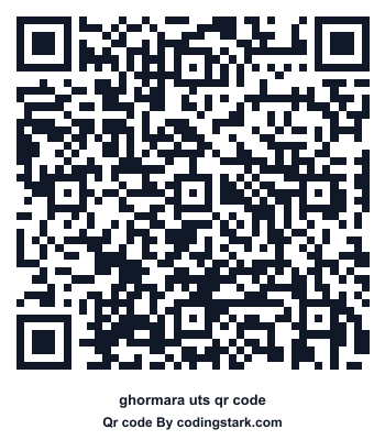 Ghormara UTS QR Code
