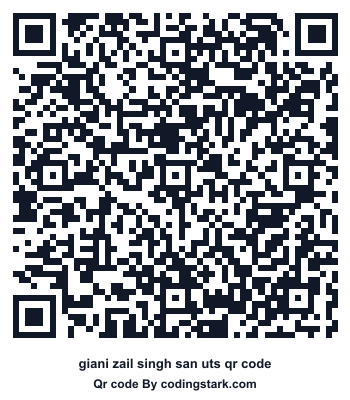 Giani Zail Singh San UTS QR Code