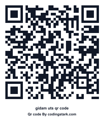 Gidam UTS QR Code